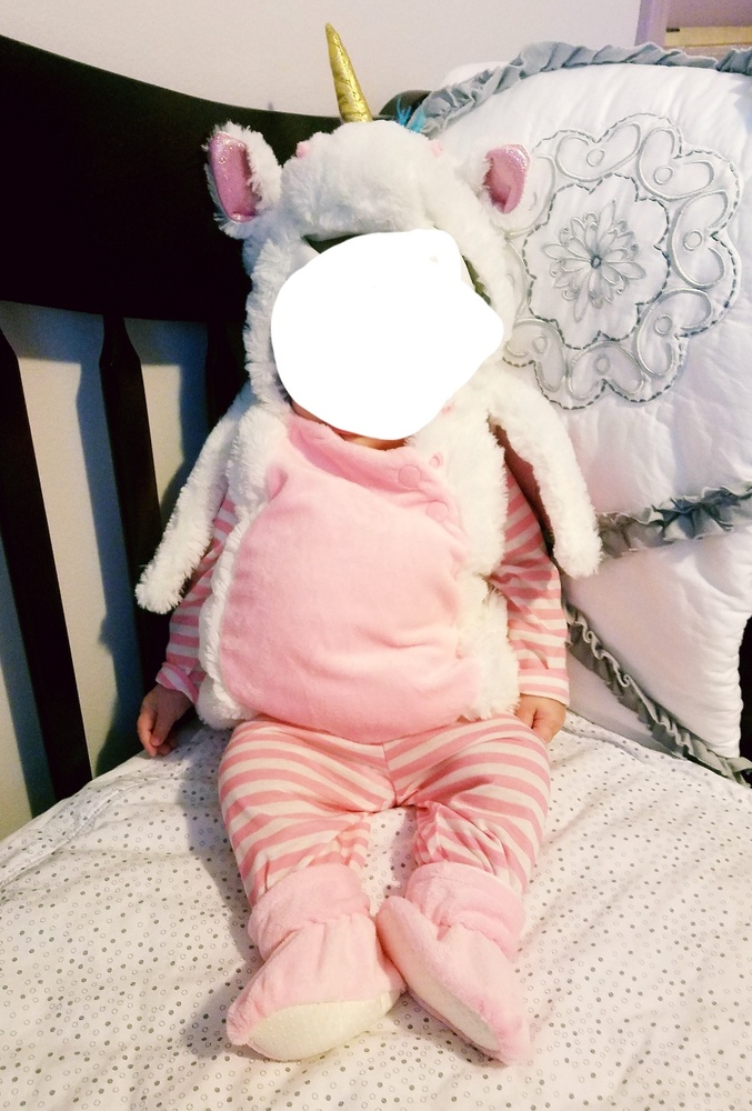 Unicorn Halloween costume size 0-6 M